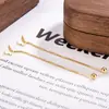 Nuevos Pendientes de Tornillo de Mariposa para Primavera y Verano para Mujer, Diseño de Borla Larga, Pendientes Simples Elegantes, Pendientes de Gama Alta