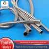 Produtos genuínos 304 única fivela de aço inoxidável metal rosqueamento de proteção de fio de proteção de invólucro mangueira de proteção de fio especificações do fabricante