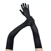 Guantes finos de malla elástica de encaje para mujer, guantes de etiqueta para protección solar de verano
