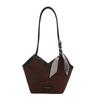 Bolso de mano de invierno transfronterizo para mujer, nuevo bolso de mano de alta gama Sense de gran capacidad, bolso de hombro de moda, 2024