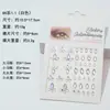 Set de pegatinas transfronterizas de perlas y diamantes, pegatinas faciales de gemas de pedrería, pegatinas para cejas, accesorios faciales para niños, pegatinas de diamantes para maquillaje