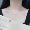 Collar de Serpiente de Plata Esterlina S925 para Mujer, Simple Estilo Ins, Diseño Nicho, Cadena Clavicular de Serpiente del Zodíaco, Collar Año de la Serpiente