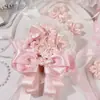 Confesión bajo el Árbol de Cerezo Rosa Lolita Accesorio para el Cabello Lazo Puntos Cinta de Tul Poliéster Cinta para el Borde del Oído
