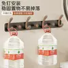 Ganchos de Baño sin Taladro con Adhesivo Fuerte para Cargas Pesadas, Adecuados para Puertas de Cocina y Baño, Ganchos de Pared para Colgar Ropa y Toallas