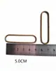 Fivela Acessórios de Ferragens para DIY Fivela Metálica para Bolsa Formato de Ovo Fivela Oval Argola D Fivela Quadrada Puxador de Zíper Fivela de Alça Nenhuma