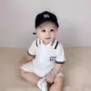 Roupas de Bebê, Macacões Finos de Verão, Macacões de Algodão Puro de Manga Curta para Bebês de 100 Dias, Roupas de Verão para Crianças Pequenas para Sair