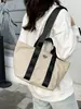 Bolsa de Nylon Portátil Transfronteriza, Bolso Cubo Simple de Gran Capacidad, Bolsa de Compras Casual, Bolso de Hombro Axila de Moda para Viajes