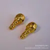 Accesorios de colección de conectores de tres vías chapados en oro, accesorios de tres vías para manualidades, accesorios para joyería DIY 734
