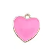 30 Estilos Mixtos de la Serie Rojo Rosa Aleación de Zinc Esmalte Accesorios Transfronterizos para Pulseras, Aretes y Colgantes DIY