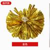 Pompones de Porrista Flor de Mano de Porrista Accesorios de Reunión Deportiva de Mano de Porrista Bola de Color con Mango Bola de Flor Metálica Brillante