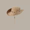 Sombrero vaquero occidental para mujer, sombrero de sol de verano de ala ancha anti-ultravioleta para exteriores, sombrero de sol, sombrero de pescador de montaña