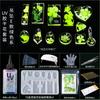 Planta seca flor coaster molde silicone abrasivo ferramenta em relevo cristal artesanal epóxi diy material resina AB cola caseira