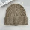 Sombrero de punto de color sólido para exteriores de otoño e invierno, estilo japonés, combinable, que realza el rostro, pequeño, cálido, con protección para las orejas, tipo gorro, de lana, para niños