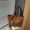 Bolso tote transfronterizo nuevo de gran capacidad, diseño moderno y minimalista, bolso de hombro casual para mujer, elegante y práctico para ir al trabajo