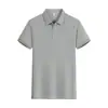 Camisa Polo Elegante de Verão Gola Lapela Roupa de Trabalho Corporativa Camisa Cultural Estampada Camisa Publicitária Atacado Logotipo