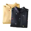 Camisa de Algodón y Lino de Color con Cuello Polo para Mujer, Estilo Europeo 2026 Primavera Nueva Moda para Mujer