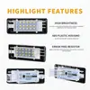Modificación de Coche Luz LED de Matrícula Trasera de Alto Brillo Luminiscente Adecuada para Dacia Duster Luz de Matrícula de Coche