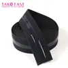 Faixa Elástica Preta de Alta Elasticidade Espessada Antiderrapante Faixa Elástica de Silicone Faixa Elástica de Silicone para Equipamento de Proteção Faixa Antiderrapante Especial Faixa Elástica de Silicone em Estoque