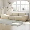 Sillón Sofá Plegable Transfronterizo Fila Recta Doble Asiento Sofá de Tela Combinación de Bloques de Tofu Sofá de Sala Lavable