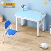 Juego de Mesa y Silla de Estudio Sencillo Estable Especial sin Carga para Niños Estudiantes de Jardín de Niños Escuela Primaria Escritorio para Escribir Escritorio Plegable para Casa