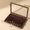 Caja de almacenamiento para collares, joyero de alta gama, caja de exhibición para pulseras y joyas para el hogar, a prueba de polvo, gran capacidad