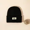 Gorro de Punto para Bebé Sencillo Otoño e Invierno Niños y Niñas Gorro de Lana Estilo Occidental para Bebé Gorro Cálido de Punto Gorro Infantil