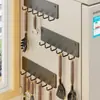 Estante de Almacenamiento Magnético para Refrigerador, Estante Lateral de Almacenamiento Montado en la Pared, Estante Lateral para Especias de Cocina, Gadget de Estante de Almacenamiento Multifuncional