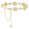Cadena de Cintura Estilo Bohemio de Metal para Vestidos de Mezclilla y Accesorios para Jeans de Mujer, Adecuada para Vestidos, Al por Mayor en Stock