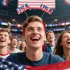Decoraciones del Mundial de EE. UU., Canadá y México, Diademas para Aficionados Estadounidenses, Diademas con Bandera de EE. UU. para Animadoras de Fútbol