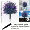 Flores Artificiais Mais Vendidas da Amazon: Plantas Fincadas no Chão, Buxo, Lavanda, Folhagem de Jardim, Flores Densas de Lavanda