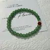 Nuevo Pulsera de Abalorios de Vidrio de Buena Suerte Estilo Chino, Diseño de Nicho, Simple y Versátil, Pulsera de Estudiante, Pulsera de Amistad