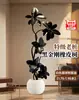 Árbol de Caucho Black Diamond, una Planta de Interior Grande de Alta Gama para la Sala de Estar, con un Toque de Lujo, Adecuada para la Oficina, Fácil de Mantener