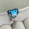 Panjiadora cuproníquel banhado a prata pequeno homem de madeira flor canibal balão de amor laço ao redor pulseira DIY com contas mão