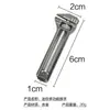 Llave Abrebotellas Llave de Tuerca Ajustable Llavero Abrebotellas Regla Rompeventanas Herramienta de Camping Destornillador