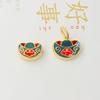 Sha Jinqiang color serie lingote de plata accesorios de colgante de cuentas diy hecho a mano material de colgante tejido para pulsera de mano venta al por mayor