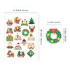 Adesivos de Natal cross-border Amazon comércio exterior novo produto em estoque autoadesivo adesivos de garrafa de água decorativa