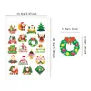 Banner de Natal para Novo Produto da Amazon Transfronteiriço Tema de Feriado Artigos para Festa Conjunto de Bandeira e Flores de Natal Decoração
