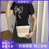 Bolso de Mano Tejido Vintage Nuevo 2026 Bolso Cruzado Pequeño a Rayas Bolso de Paja Bolso de Playa Bolso de Hombro Único para Viajero
