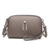 Bolsa de Ombro Feminina de Couro Genuíno 2025 Nova Moda Versátil Casual Bolsa Clutch Atacado Primeira Camada Couro de Vaca Bolsa Transversal para Mulheres