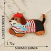 Nueva Etiqueta Bordada Parche Bordado Cachorro Lindo Autoadhesivo DIY Funda para Teléfono Móvil Accesorios Creativos Parche de Tela para Manualidades al por Mayor