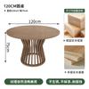 Mesas y Sillas Comerciales para Catering Transfronterizo, Restaurantes en Cadena, Mesas de Comedor de Madera Maciza, Mesas Redondas para Tiendas de Té de Leche, Mesas y Sillas para Cafeterías de Cocina Fusión
