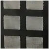 Tejido de Punto de Urdimbre Ojo de Pájaro Malla Cuadrada Grande Hilo 32s Tejido de Lino de Cristal Forro para Ropa Deportiva de Moda Otoño/Primavera Ropa Casual