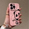 Para Apple 16Pro Max Capa de Celular Novo Estilo iphone14 Advanced Sense 13Pro Cute 12 Simple Panda 1