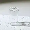 Zibo Glass 2026 Modelo Nuevo Ramo de Flores Pequeñas Planta en Maceta de Vidrio Ramo de Flores Artificiales Manualidad Decoración de Escritorio Regalo