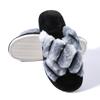 Amazon transfronterizo shein Mao Mao otoño e invierno interior felpa piso cruzado hogar zapatillas cálidas