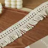 Renda de Franja de Fio de Algodão 5cm Branca/Preta/Damasco para Brinquedos Artesanais DIY, Golas de Roupas, Punhos e Acessórios de Têxteis para Casa