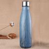 Taza de agua creativa de acero inoxidable con aislamiento, botella de agua deportiva, botella de cola de bolos portátil, taza de regalo con logotipo