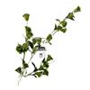24 Flores Artificiales de Nuevo Estilo Colgantes Invertidas Campana Dorada Flores Falsas Ramas Altas Criptadas Lirio de los Valles Adornos Decorativos para Sala de Estar Flores de Boda Flores en Hilera