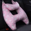 Almohada para Coche para Prevenir Tensión en el Cuello, Reposacabezas de Coche de Dibujos Animados Lindo, Almohada de Soporte para el Cuello, Reposacabezas de Coche para Niños, Gadget para Dormir en el Asiento Trasero