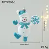 Adornos Colgantes Azules de Plástico Transfronterizos con Purpurina, Decoraciones para Ventana de Árbol de Navidad, Estrellas de Cinco Puntas, Copos de Nieve, Decoraciones de Dibujos Animados para Montaje de Escena